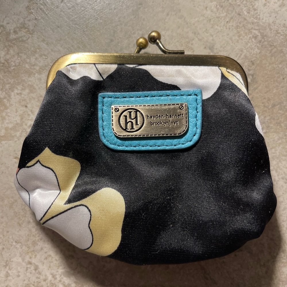 Hayden Harnett satin coin purse